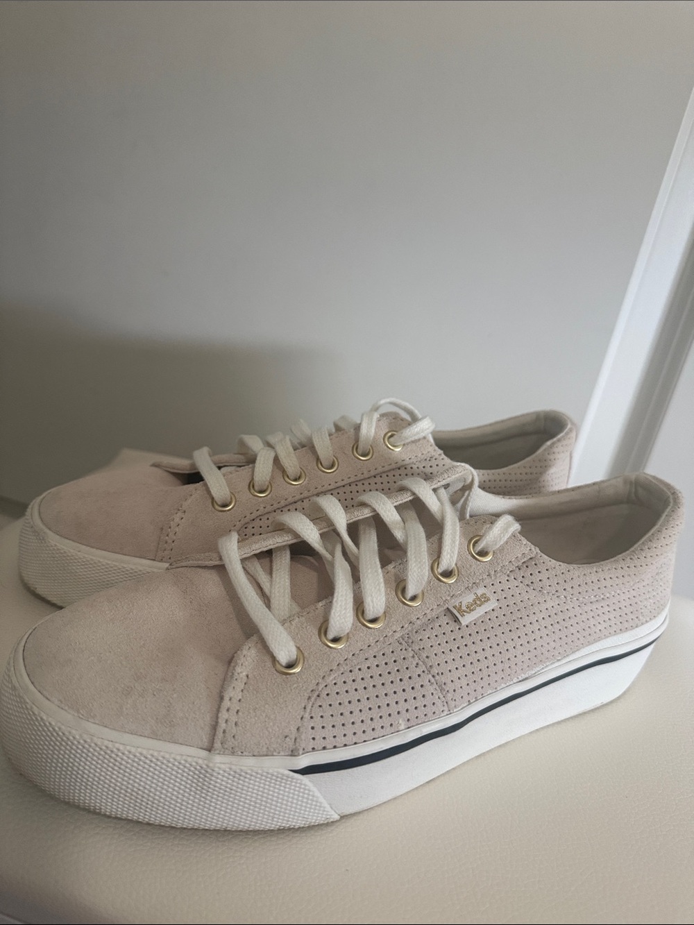 Keds Women's Suede-Style Lace-Up Sneakers